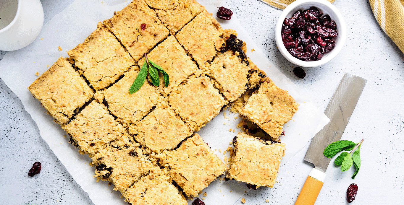 Cranberry Crumb Bar 